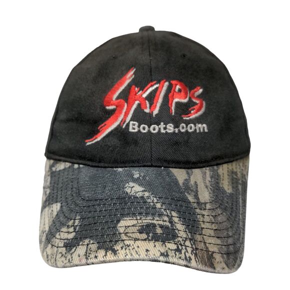 Skips Boots.com Strapback Hat Multi One Size Embroidered 6 Panel Daystone - Picture 1 of 8